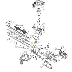 Lama ORIGINALE STIGA tagliasiepi HTK 75 X - SHT 675 K - PRO 75LD 118802451/0 | NewgardenParts.com