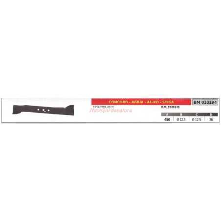 Blade for lawnmower mower CONCORD 010194 | NewgardenParts.com