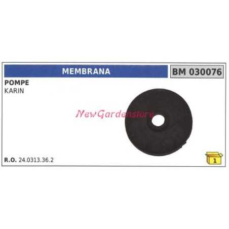 Membrane UNIVERSELLE pour pompe Bertolini KARIN 030076 | NewgardenParts.com