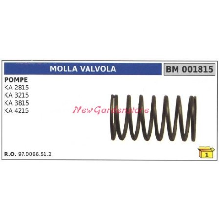 Membrana valvola UNIVERSALE pompa Bertolini KA 2815 3215 3815 4215 001815 | NewgardenParts.com