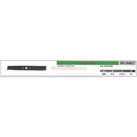 Lame pour tondeuse KAAZ LM 480 000817 | NewgardenParts.com