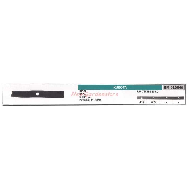 KUBOTA rider RC54 lawn mower blade 010346