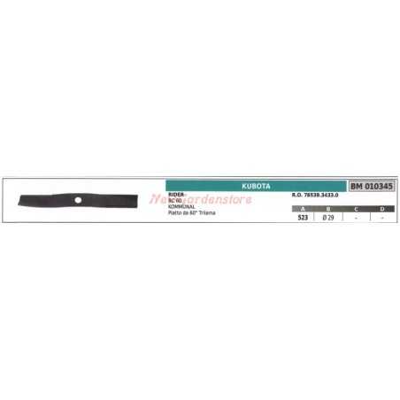 KUBOTA rider RC60 cuchilla cortacésped 010345 | NewgardenParts.com