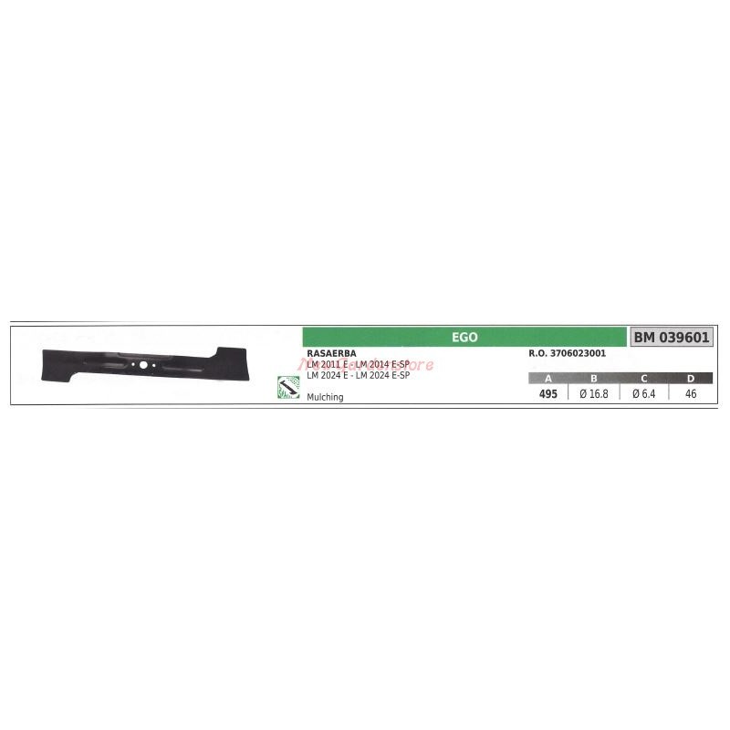 Cuchilla para cortacésped LM 2011E EGO 039601