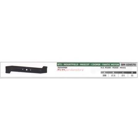 Klinge für Rasentraktor Rasenmäher M5 M6 BTS 039570 | NewgardenParts.com