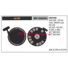 Messa in moto ACME motore motocoltivatore adx 300 370 009065 | NewgardenParts.com