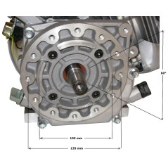 KOHLER moteur COMPLET CH395 moteur conique 23 mm motoculteur 9.5 HP | NewgardenParts.com