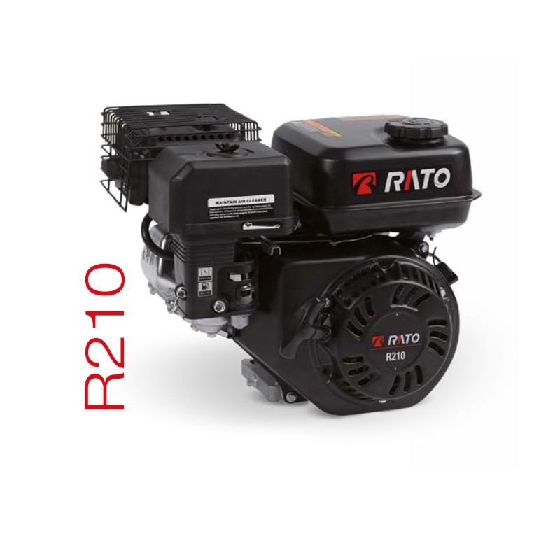 Motore completo RATO R210 212 cc albero orizzontale cilindrico 20 mm benzina