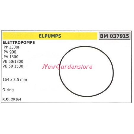 O-ring ELPUMPS elettropompa JPP 1300F 037915 | NewgardenParts.com