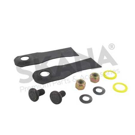 Lame de tondeuse à gazon compatible  TORO 110MM RIF 1103730 | NewgardenParts.com
