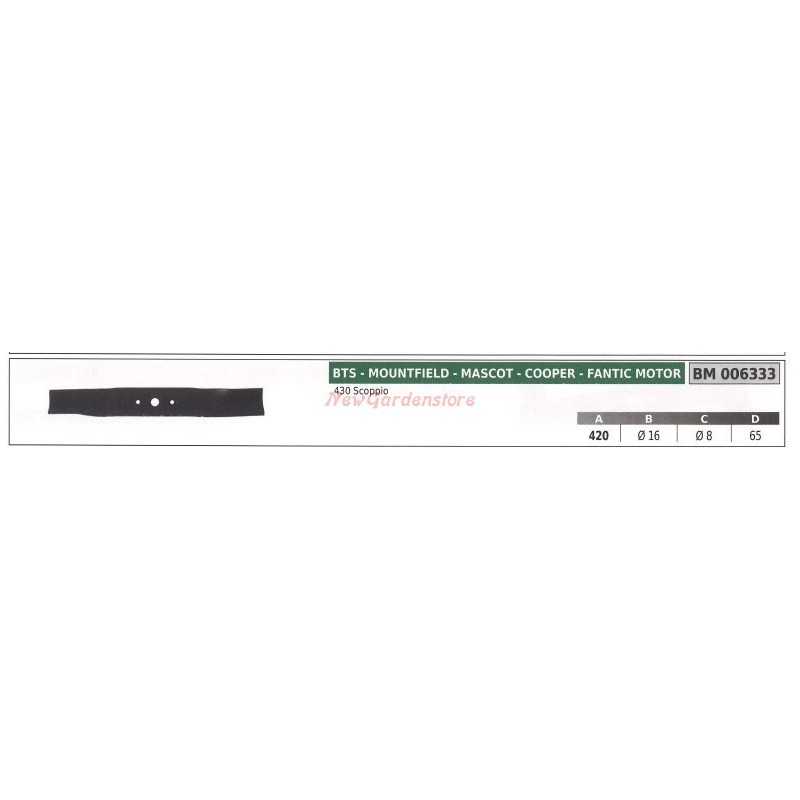 Cuchilla para tractor cortacésped 430 gasolina BTS 006333