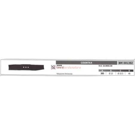 Cuchilla para COUNTAX 001392 tractor de césped cortadora de césped | NewgardenParts.com