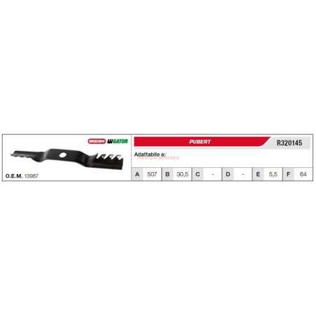 PUBERT Rasenmähermesser Mähmesser R320145 | NewgardenParts.com
