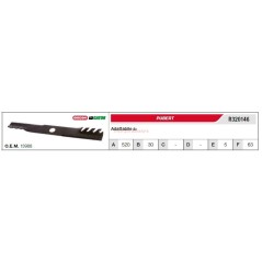PUBERT cuchilla de corte de césped cortacésped R320146 | NewgardenParts.com