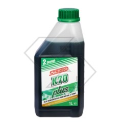 Olio miscela STRONG K70 PLUS semisintetico motosega decespugliatore motore 2T | NewgardenParts.com