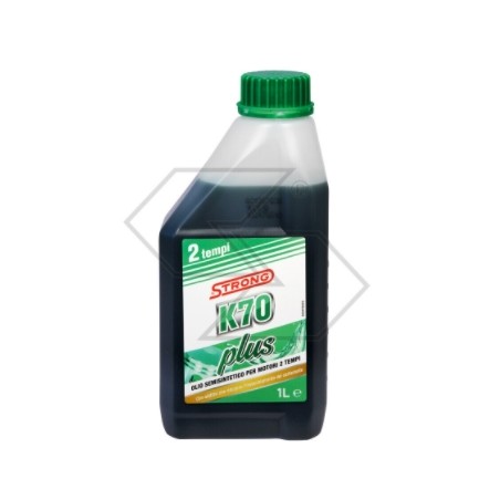 Olio miscela STRONG K70 PLUS semisintetico motosega decespugliatore motore 2T | NewgardenParts.com