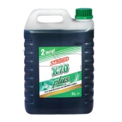 Olio miscela Strong K70 Plus semisintetico per motore 2T motosega 5 litri | NewgardenParts.com