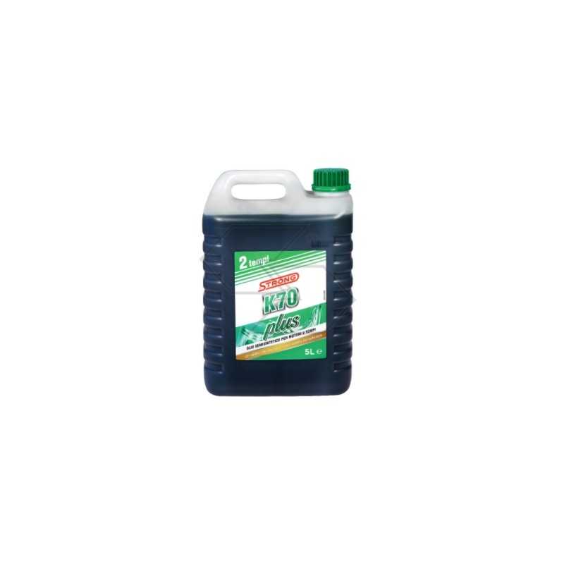 Strong K70 Plus huile semi-synthétique pour moteur de tronçonneuse 2 temps 5 litres