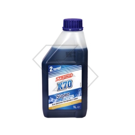 Olio miscela strong k70 super synthetic motore 2 t | NewgardenParts.com