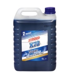 Olio miscela Strong K70 SUPER SYNTHETIC motore 2 tempi motosega 5 LITRI | NewgardenParts.com