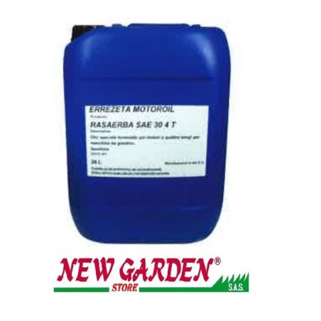 Olio motore 4T SAE 30 20 Litri lubrificante motori 4 tempi 320119 | NewgardenParts.com