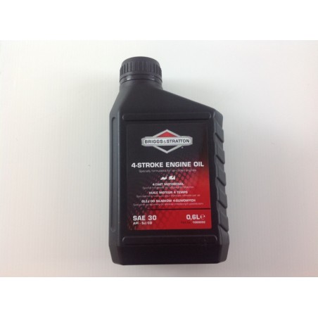 Olio motore 4T SAE 30 rasaerba 0,6Lt 100005E BRIGGS & STRATTON 4 pezzi | NewgardenParts.com