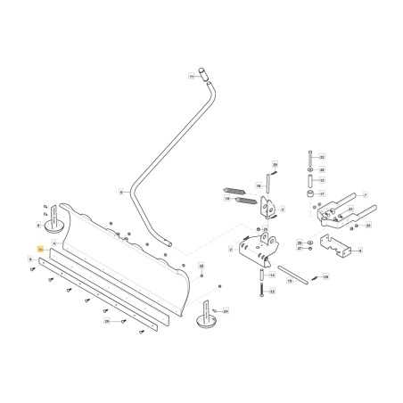 Rubber scraper blade ORIGINAL STIGA for SNOW BLADE 120 cm 118890016/0 | NewgardenParts.com