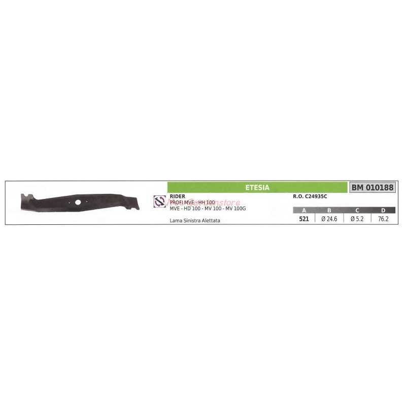 Lame gauche pour tondeuse PROFI MVE 010188