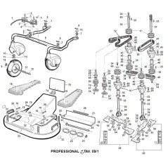 Lama sinistra premontata modelli TOP GREEN ORIGINALE GIANNI FERRARI 95532150000 | NewgardenParts.com