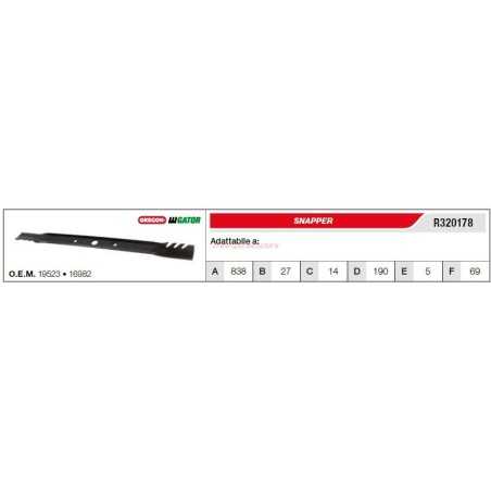 SNAPPER Rasentraktor Rasenmähermähermesser R320178 | NewgardenParts.com