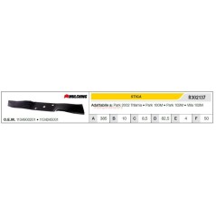 STIGA lawn tractor lawnmower mower blade park 2002 R302137 | NewgardenParts.com