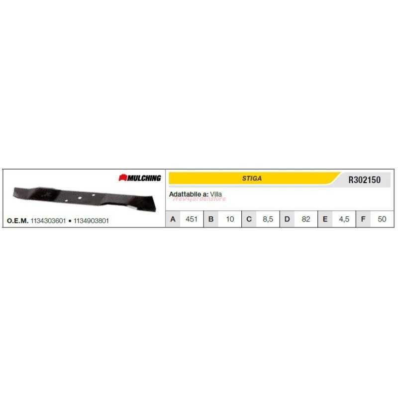 STIGA VILLA lawn tractor lawn mower mower blade R302150