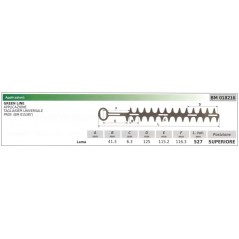 Lame supérieure du taille-haie universel GREEN LINE 018216 | NewgardenParts.com