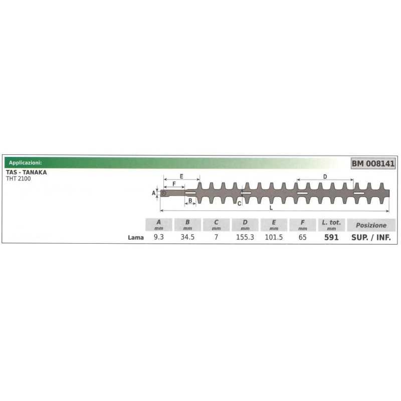 Ober- / Untermesser TAS Heckenschere THT 2100 008141