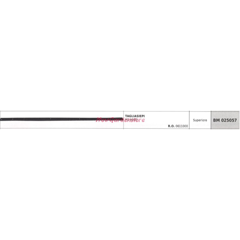 PROGREEN upper blade PG 600D hedge trimmer 025057