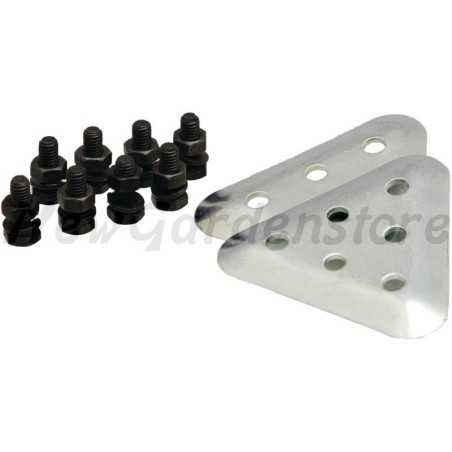 Lame de tondeuse compatible WOLF 4261 419 L-76 mm | NewgardenParts.com