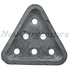 Lawn mower blade compatible WOLF 4640 240 L-76 mm | NewgardenParts.com