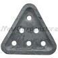 Cuchilla de cortacésped compatible WOLF 4640 240 L-76 mm