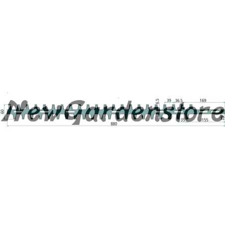 Lama tagliasiepi bilaterale interna esterna compatibile ECHO X411000600 13287015 | NewgardenParts.com