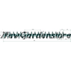 Lama tagliasiepi bilaterale interna esterna compatibile SHINDAIWA 13287018 | NewgardenParts.com