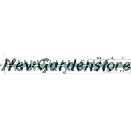TAS TANAKA kompatibles beidseitiges Heckenscherenblatt, innen und außen 13287032 | NewgardenParts.com