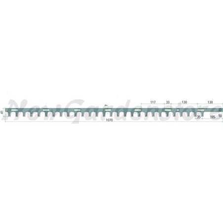 Lama tagliasiepi tosasiepi bilaterale esterna compatibile ECHO X411000510 | NewgardenParts.com