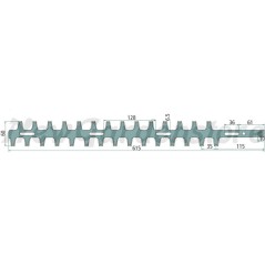 Lama tagliasiepi tosasiepi bilaterale int / est compatibile ECHO 69701006560 | NewgardenParts.com