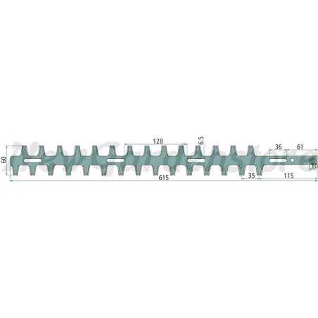 Lama tagliasiepi tosasiepi bilaterale int / est compatibile ECHO 69701006560 | NewgardenParts.com