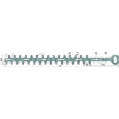 Lama tagliasiepi tosasiepi bilaterale int / est compatibile ECHO X411000270 | NewgardenParts.com