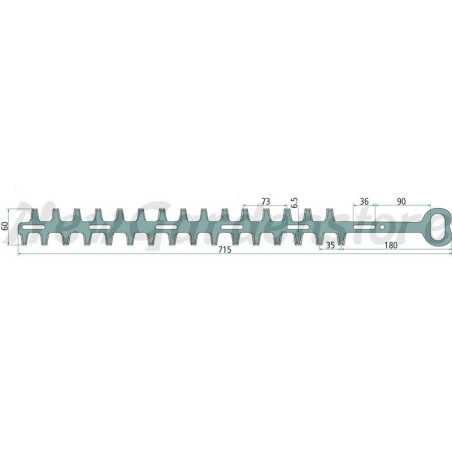 Lama tagliasiepi tosasiepi bilaterale int / est compatibile ECHO X411000270 | NewgardenParts.com