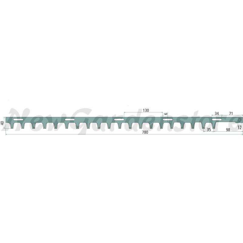 Cuchilla de cortasetos exterior unilateral compatible ALPINA 13286999
