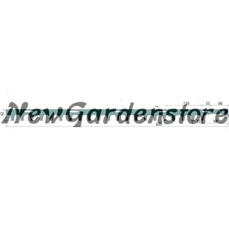 TAS TANAKA kompatibles Heckenscherenblatt einseitig außen 13287029 | NewgardenParts.com