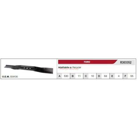 TORO RECYCLER R303352 TORO lawn tractor lawn mower mower blade | NewgardenParts.com