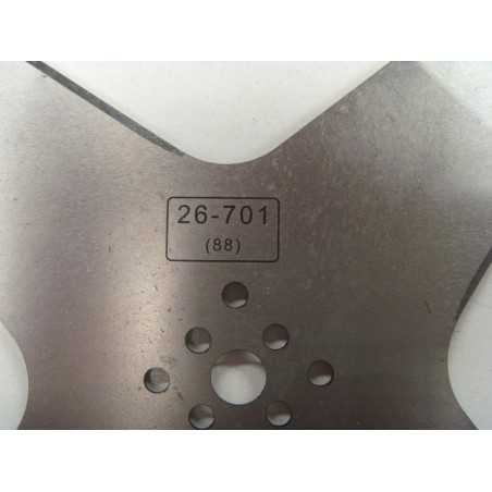 Rasenmähermesser Rasenmäher KOMPATIBEL 4 Zähne 26-701 OUTILS WOLF ROZ25